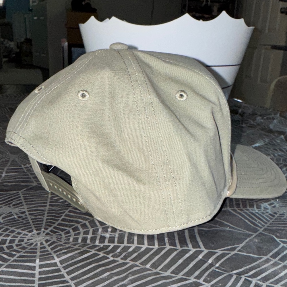 Olive Green blank branded bills SnapBack - Picture 4 of 4